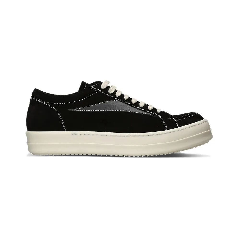 Rick Owens Luxor Vintage Low Black Milk Sole (RR02C7897 LVSCGK 991)