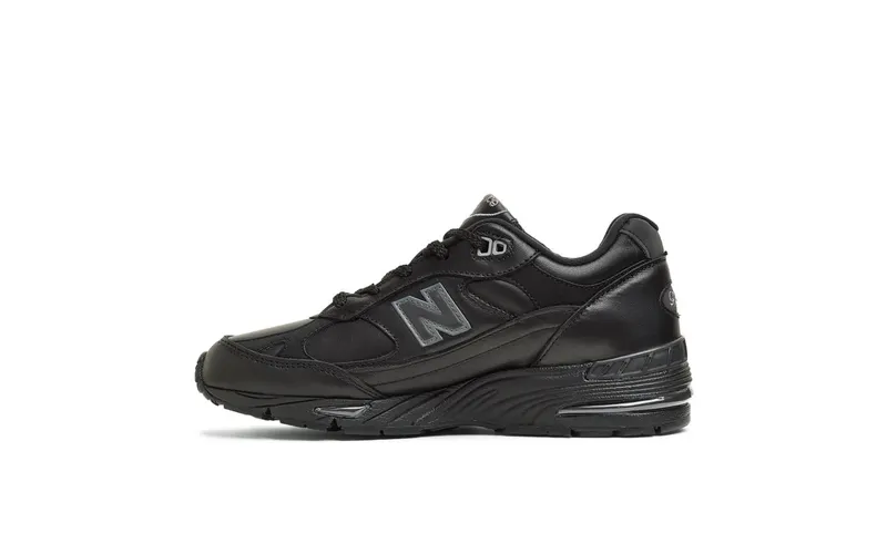 New Balance 991 Leather Black Grey (W991TK)