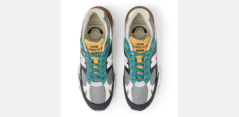New Balance New Balance Grey/Black/Green/Pink (M991SED)