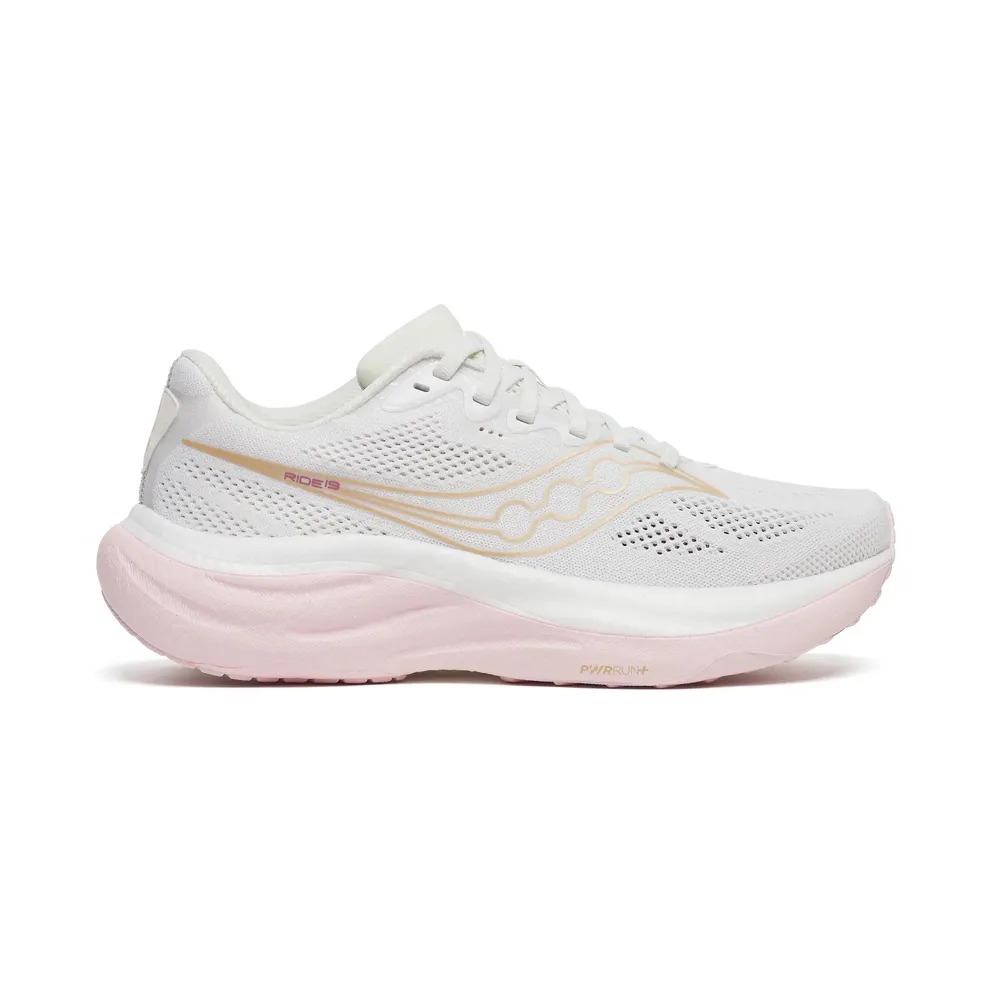 SAUCONY Ride 19 “White / Silk” (S11055-151)
