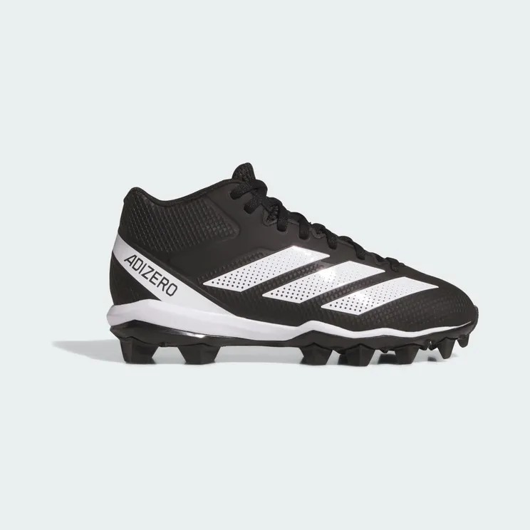adidas Adizero Impact.2 Moulded Rubber Football Cleats Kids “Core Black / Cloud White / Core Black” (IE3996)