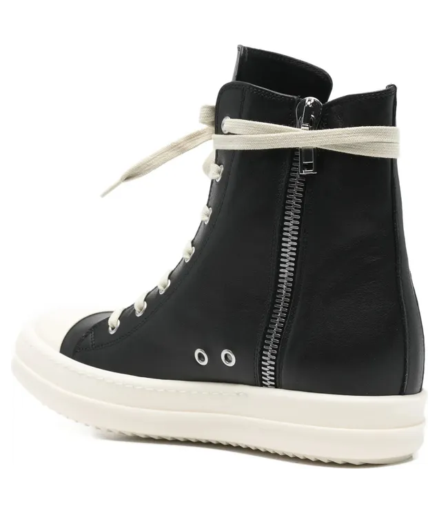 Rick Owens Lace-up Leather “Black” (RP01F6890 LCO 911) (4)
