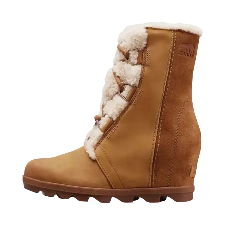 Sorel Joan of Arctic Wedge II Shearling Womens “Velvet Tan” (NL3764-242)