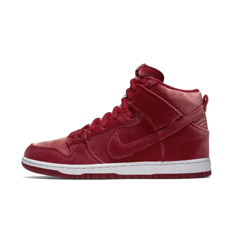 Nike Dunk SB High Red Velvet Gym Red/White/Gym Red (313171-661)