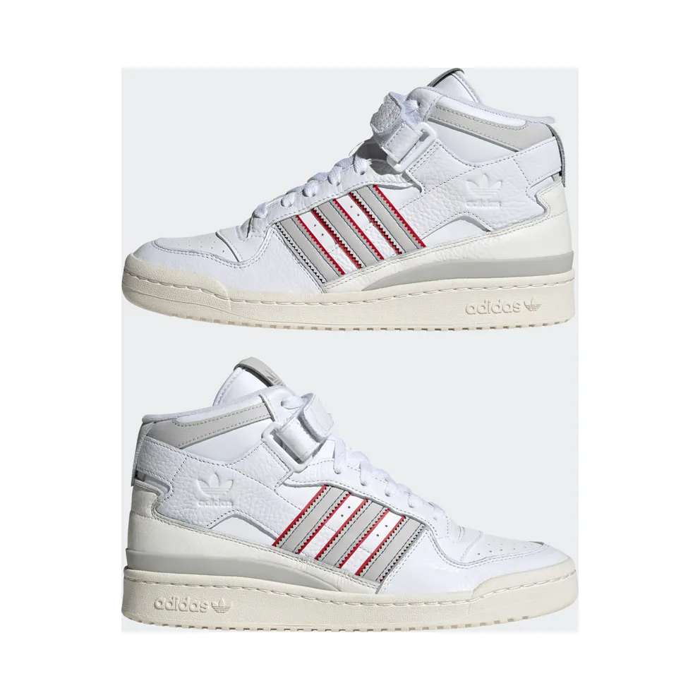 Adidas Forum Mid Cloud White / Grey One / Blue (H03434)