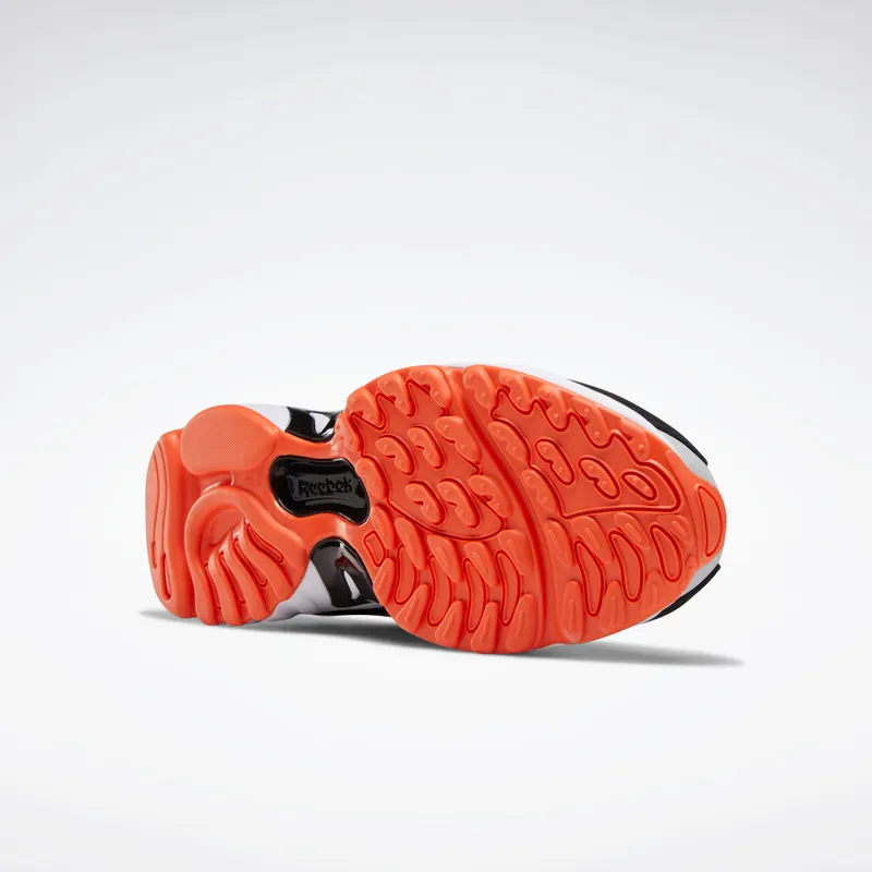 Reebok DMX Series 2200 Shoes White / Vivid Orange / Pure Grey 2