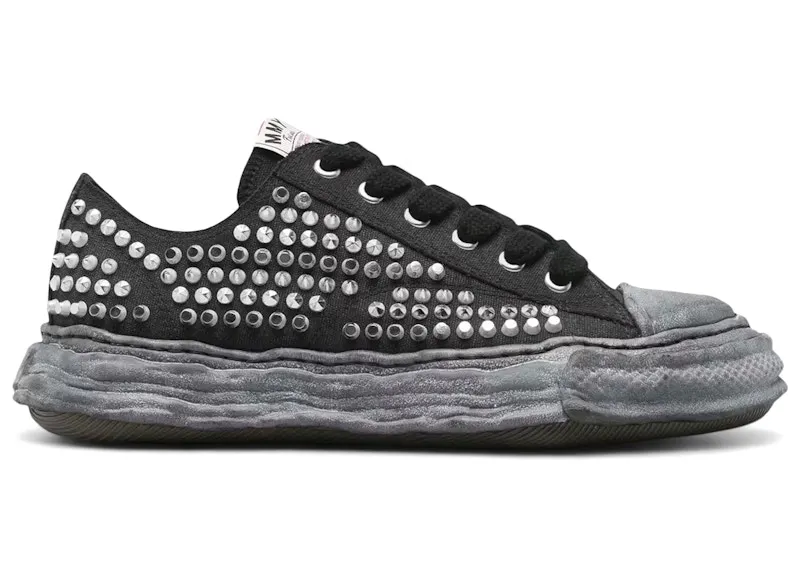 Maison Mihara Yasuhiro Peterson 23 OG Sole Canvas Low Studded Black (A16FW736-BLK)