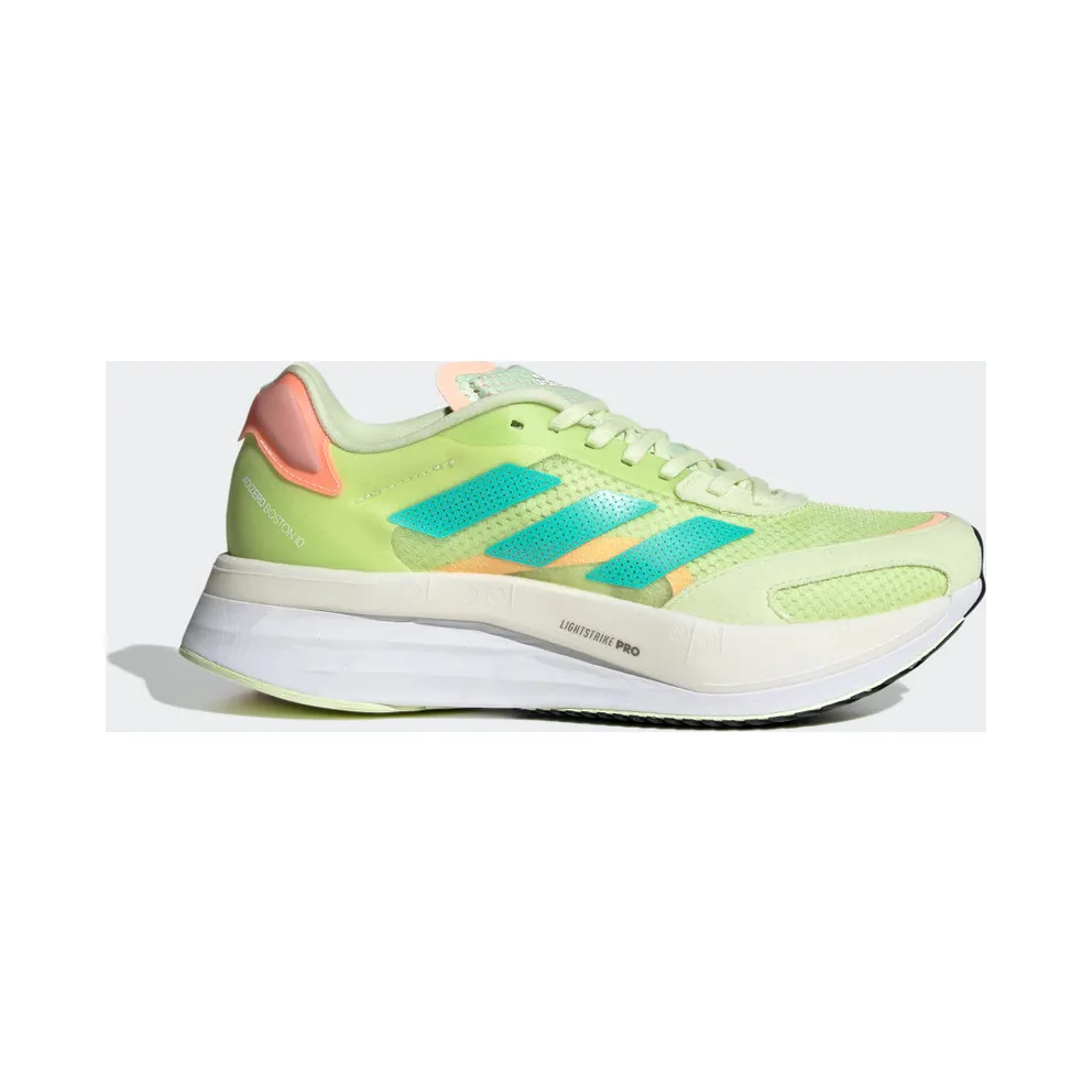 adidas Adizero Boston 10 Laufschuh Almost Lime / Mint Rush / Light Flash Orange (GY0906)