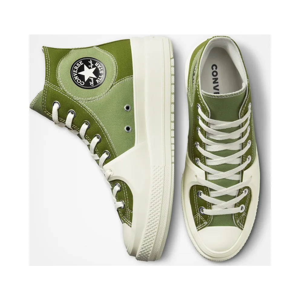 Converse Chuck Taylor All Star Construct Colorblock Alligator Friend Green/grassy