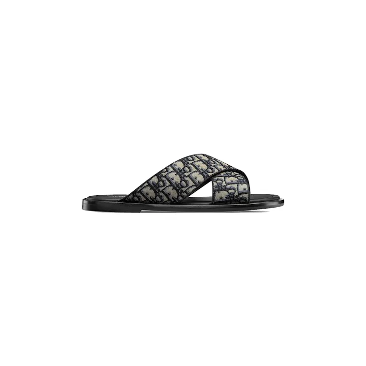 Dior Alias Sandals Blue Oblique (3SA126ZSA_H961)