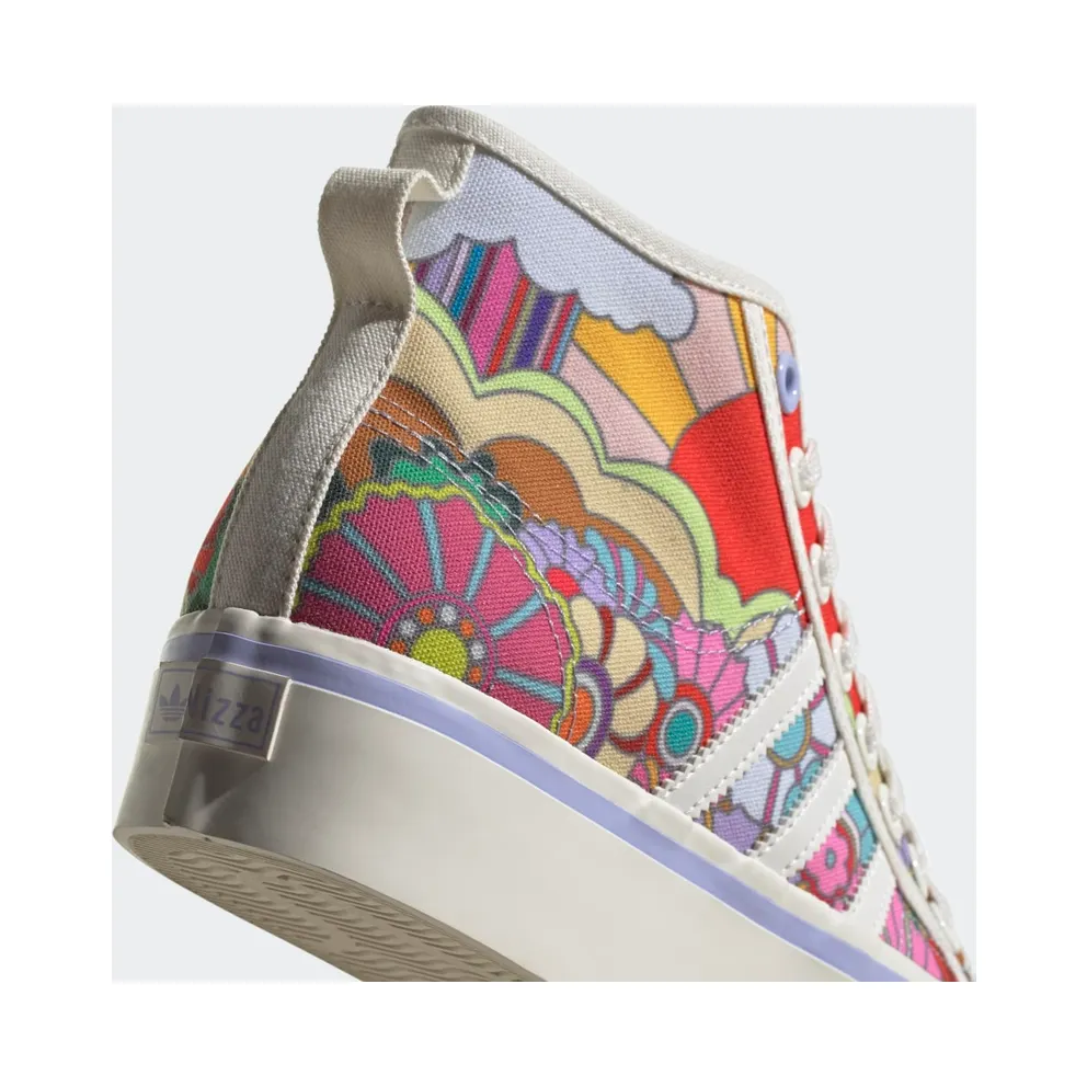 adidas Nizza Platform Mid Off White / Cloud White / Violet Tone (GY5465)