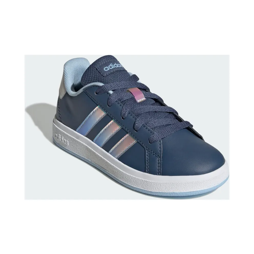Adidas Grand Court Lifestyle Tennis Shoes Preloved Ink / Cloud White / Clear Sky (JR6095)
