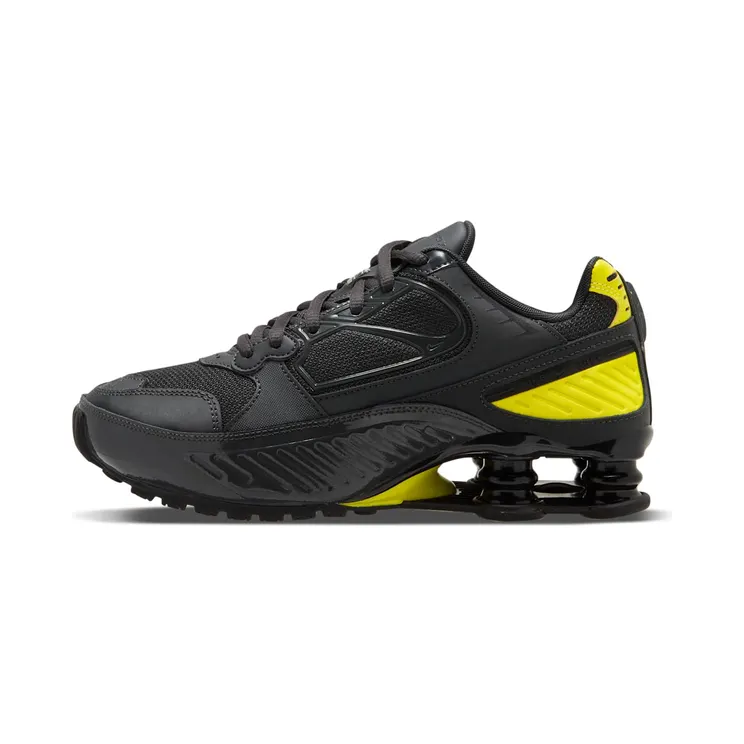 Nike Shox Enigma 9000 “Dark Smoke Grey / Lemon Venom / Black” (BQ9001-008)
