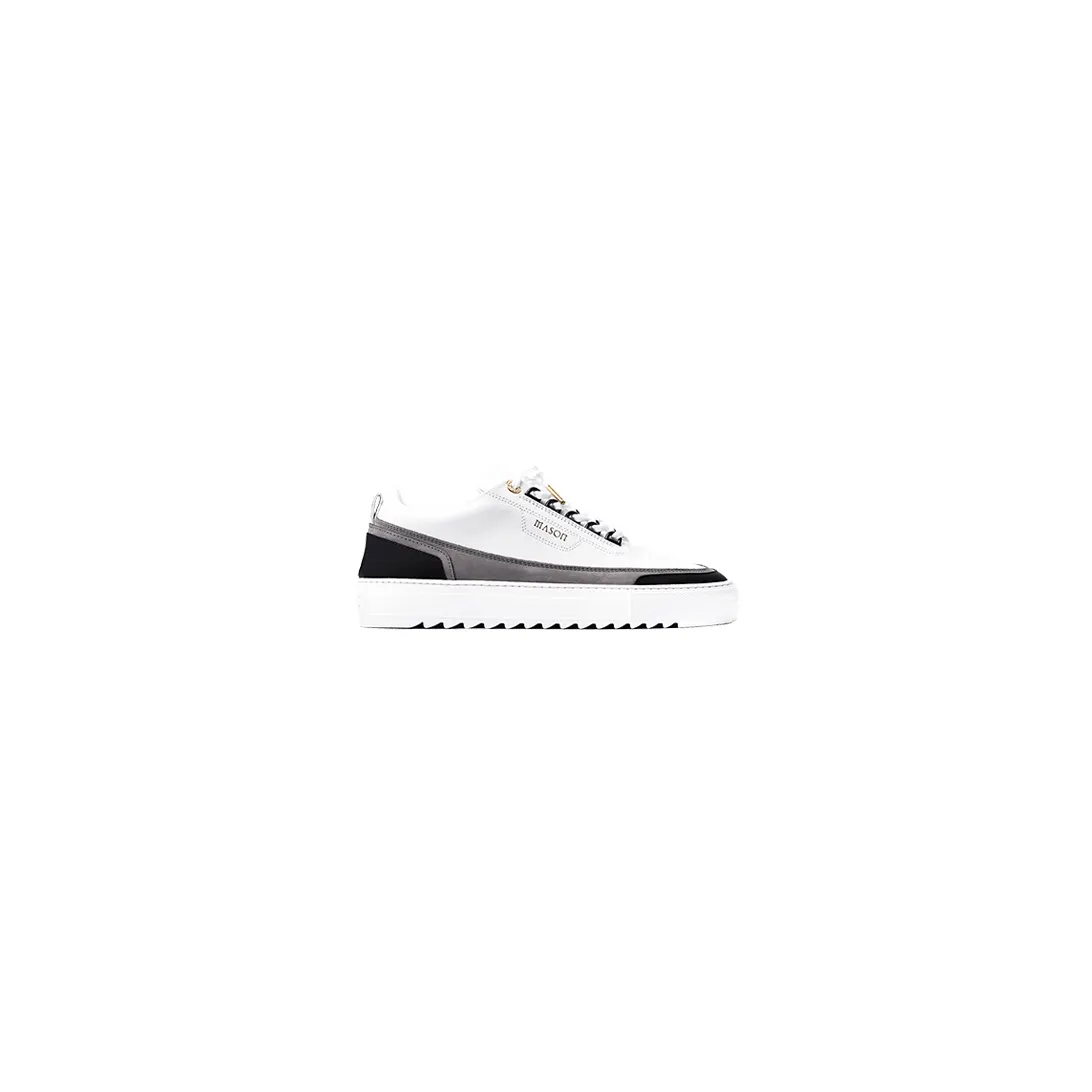 Mason Garments Firenze Leather/Nubuck/Suede White/Grey/Black Weiß (NOS-3A)