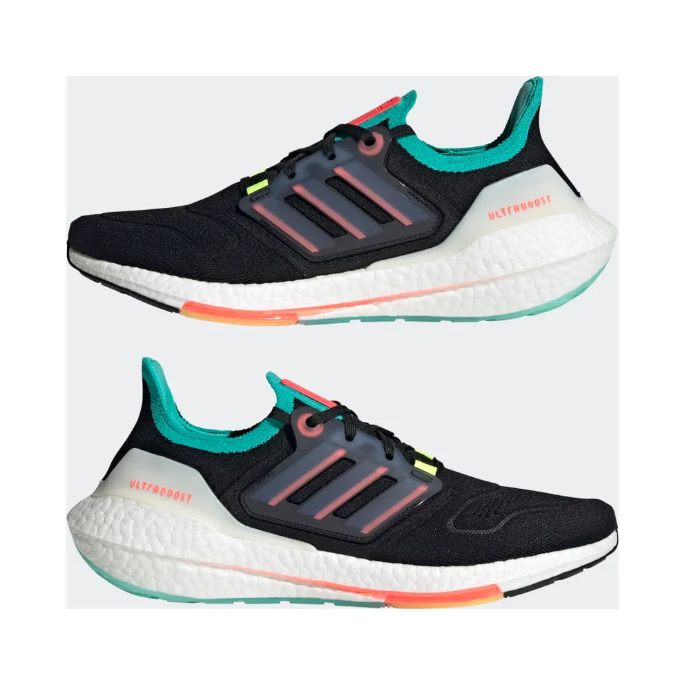 adidas Ultraboost 22 Core Black / Turbo / Mint Rush (GX5497)