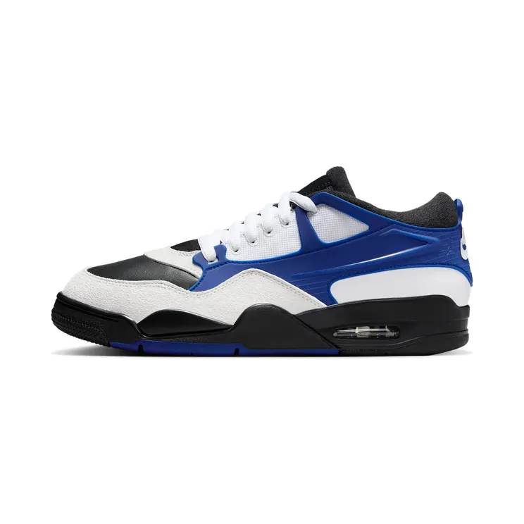Jordan 4 RM Black Summit White Racer “White / Black / Deep Royal Blue” (FQ7939-140)