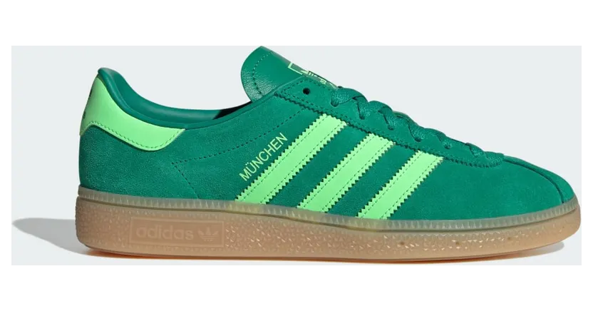 Adidas Muenchen sneakers Court Green / Lime Burst / Gum (JS3997)