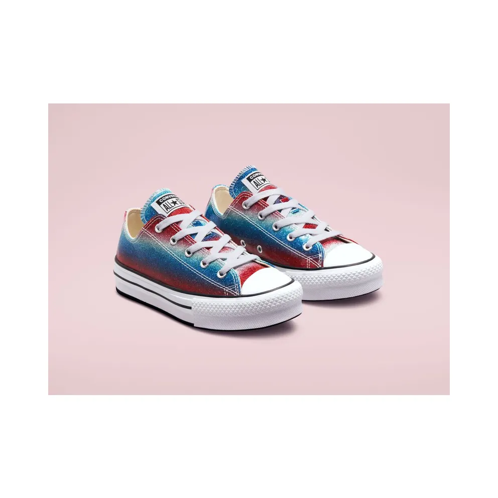 Converse Chuck Taylor All Star Lift Platform Glitter Drip (A00444C)