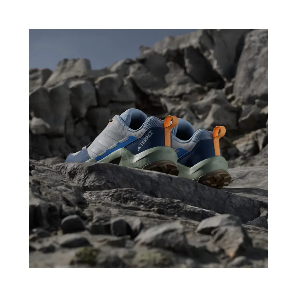 adidas Terrex Ax4r Hiking Grey Two Reflective Silver Glow Blue (JR9056)