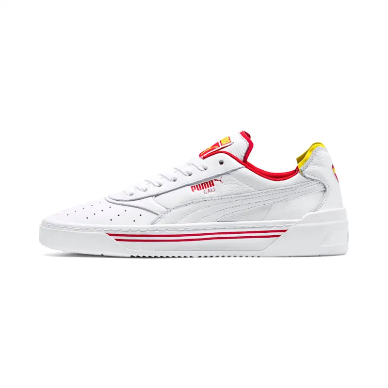 Puma Cali-0 Drive Thru White/Red-Yellow (369472-01)