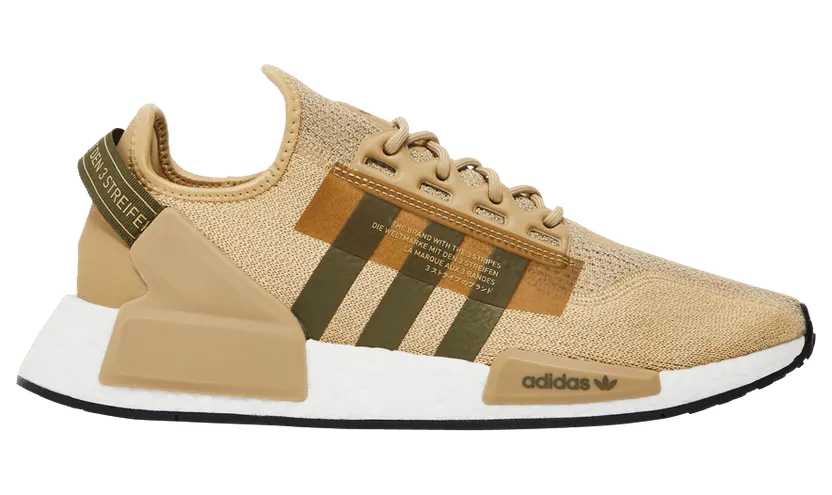 adidas NMD R1 V2 Beige Tone Focus Olive (GY1395)