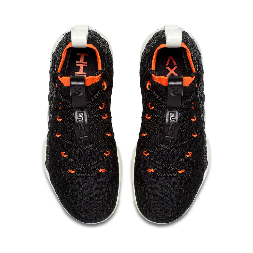 Nike LeBron 15 Black Bright Crimson (GS) Black/Sail-Bright Crimson (AQ6176-002)