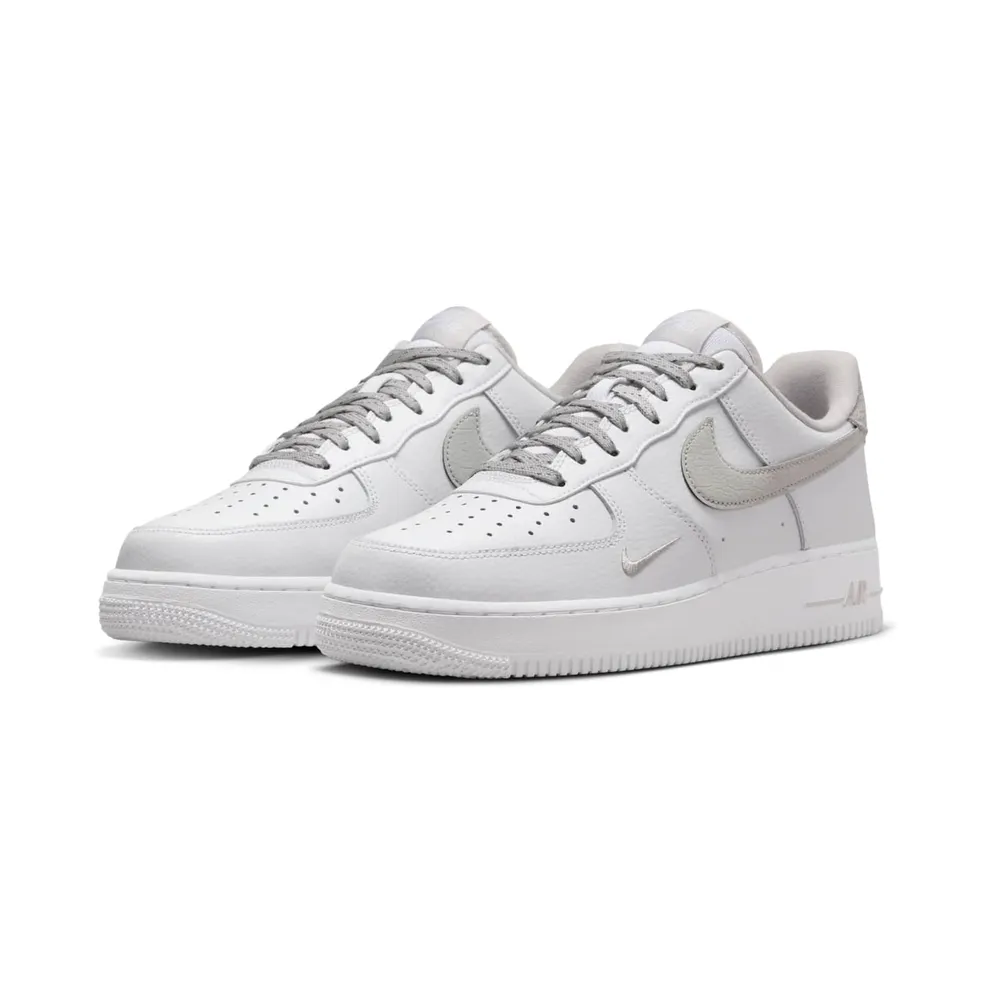 Nike Air Force 1 Low ’07 White Light Iron Ore Reflective Swoosh (FV0388-100)