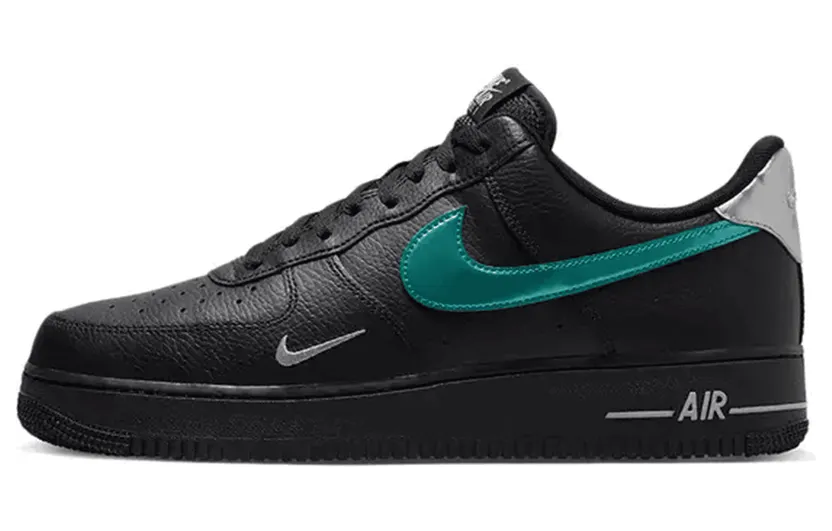 Nike Air Force 1 ’07 Low Black Blue Lightning (FD0654-001)