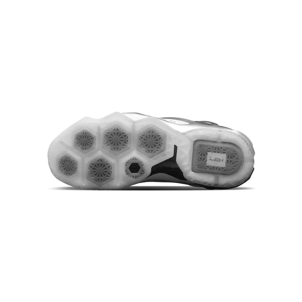 Nike LeBron 12 Elite SP Pigalle White/Metallic Silver-Black (806951-100)