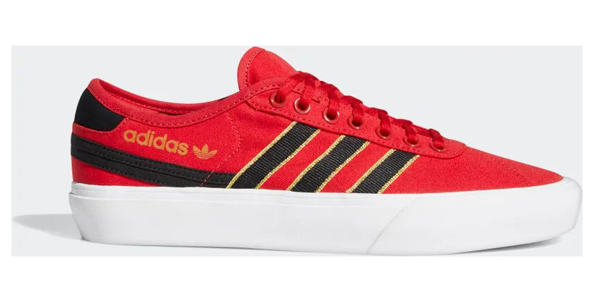 adidas Delpala Schuh Scarlet / Core Black / Gold Metallic (FY7491)