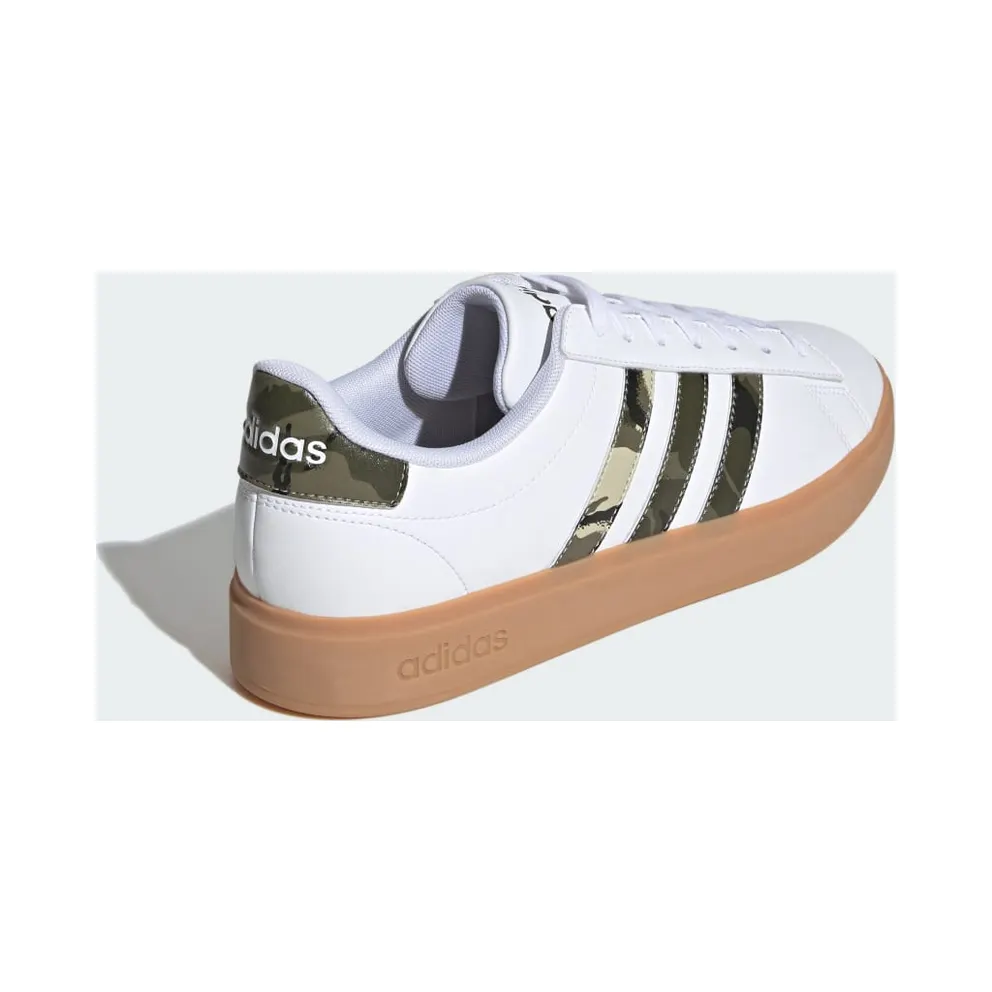 adidas Grand Court 2.0 Cloud White / Olive Strata / Putty Grey (ID2955)