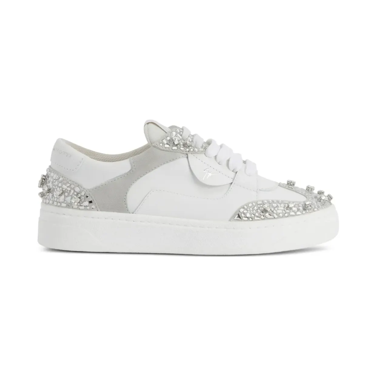 Giuseppe Zanotti GZ94 met stras en kralen “White” (RW50028002)