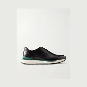 Berluti Fast Track Full-Grain Venezia Softy Leather Sneakers Black (S6544-002)