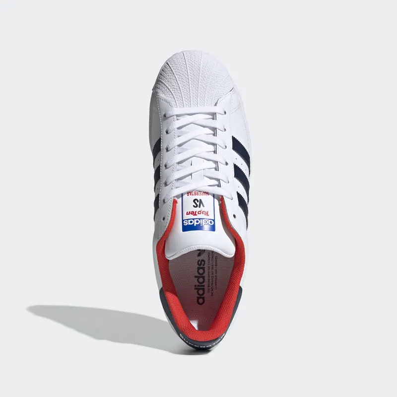 adidas Superstar Top Ten Cloud White/Collegiate Navy/Red (FV8270)