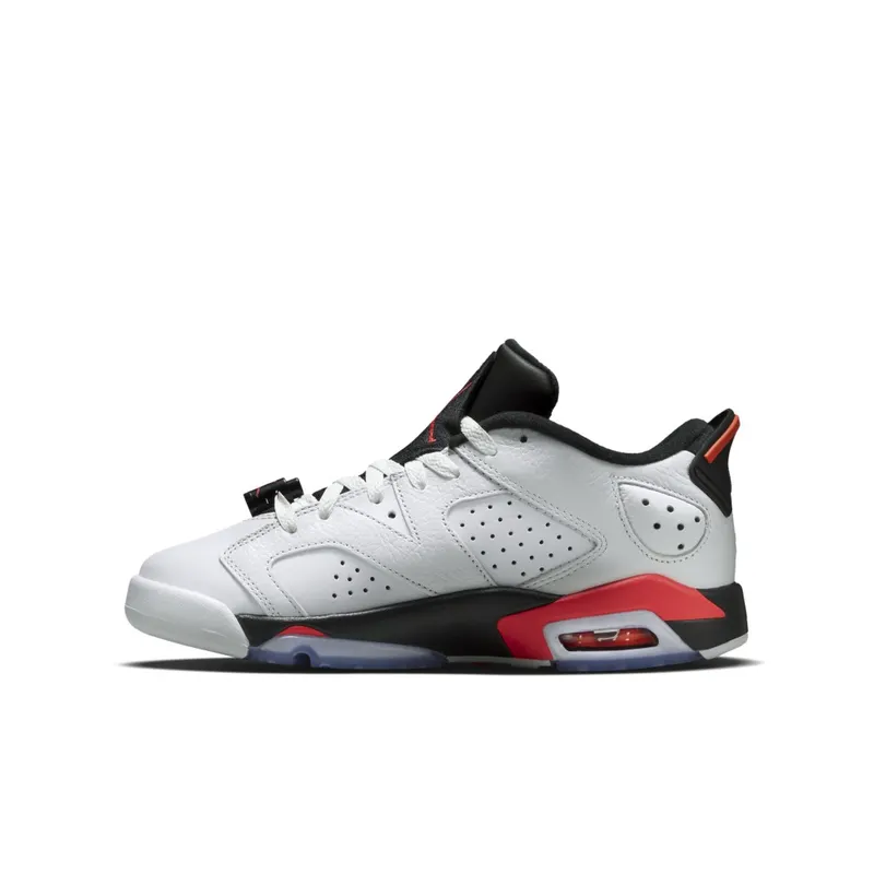 Jordan 6 Retro Low White Infrared 23 Black (GS) White/Infrared 23-Black (768881-123)