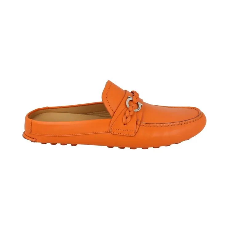 Ferragamo Grand Leather Slides Orange (021169-758355-M)