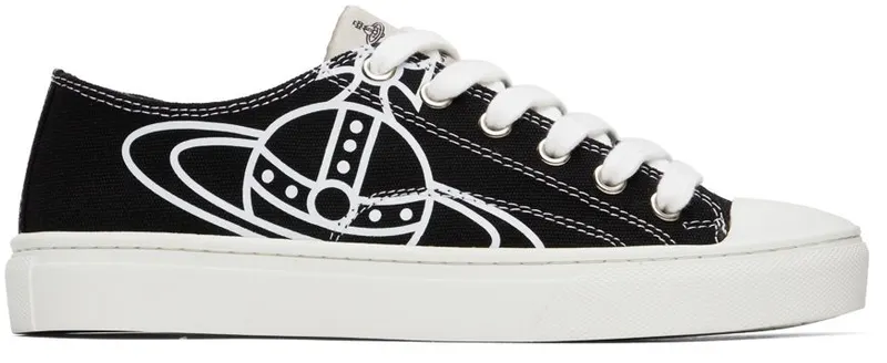 Vivienne Westwood Black Plimsoll Low-Top 2.0 N401 Black (75020005W-W0004-)