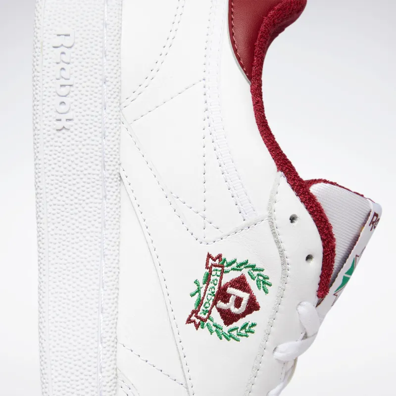 Reebok Club C 85 Shoes Cloud White / Cloud White / Classic Burgundy