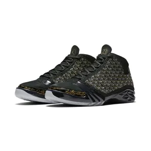 Trophy Room x Air Jordan 23 Retro ‘Black’ Black/Black/Metallic Gold/Dark Grey (853336-023)
