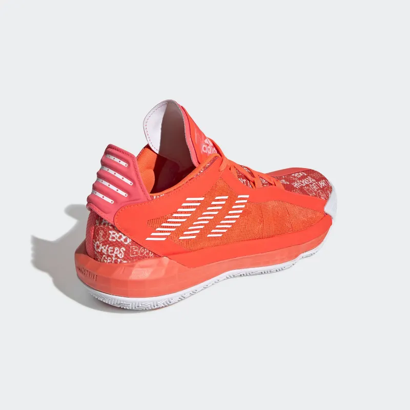 adidas Dame 6 Solar Red White Solar Red/Cloud White/Solar Red (FU6808)