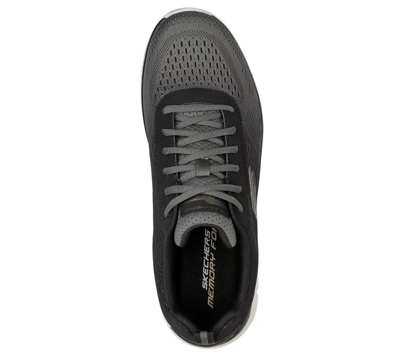 Skechers Track – Ripkent – Olijf / Black – “Green” (232399 OLBK)