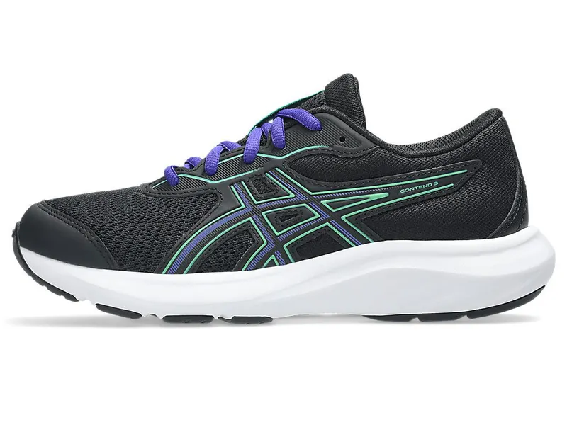 ASICS CONTEND 9 GS “Black / Vital Green” (1014A337-009)