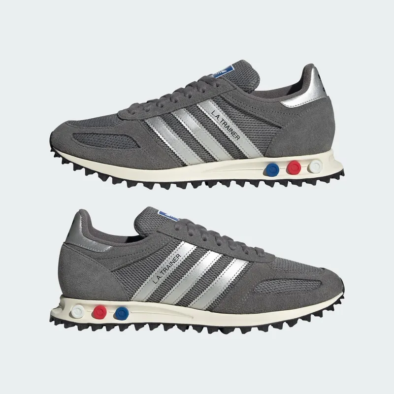 Adidas LA TRAINER OG Shoes Grey Four / Silver Metallic / Off White (KJ4380)