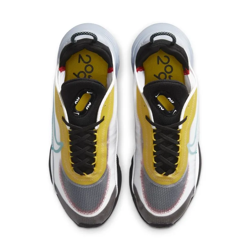 Nike Air Max 2090 White Speed Yellow Bleached Aqua White/Black-Speed Yellow-Bleached Aqua (CT1091-100)
