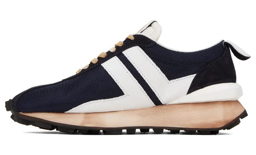 Lanvin Navy Mesh Bumpr Sneakers (FM-SKBRUN-DRAG-P20) (3)