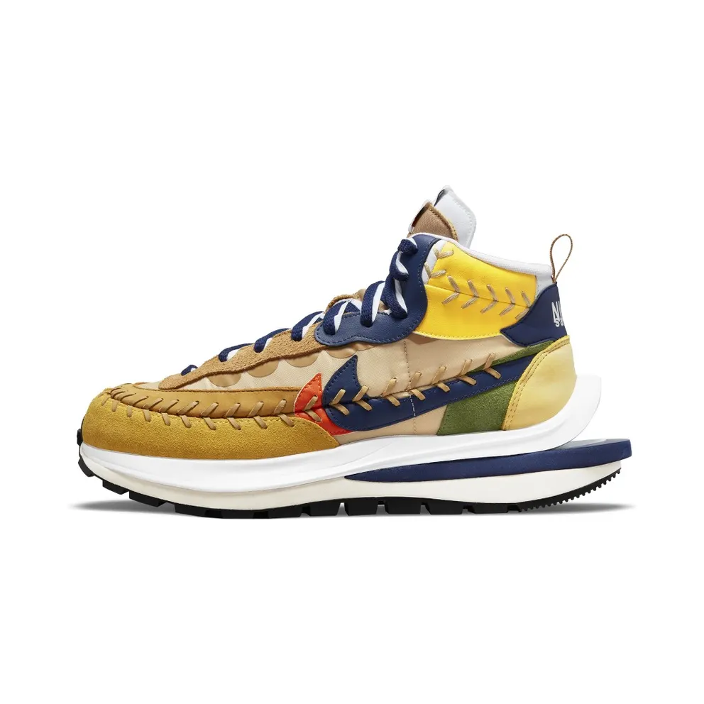 Nike x sacai Jean Paul Gaultier Vaporwaffle Sesame Blue Void (DH9186-200)