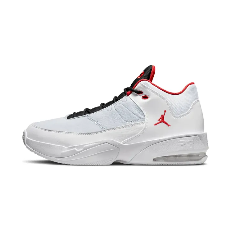 Jordan Max Aura 3 “White / Pure Platinum / Black / University Red” (CZ4167-105)