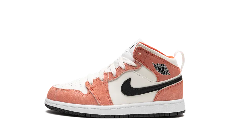 Jordan 1 Mid TD “Orange Suede” (DV1341-800)