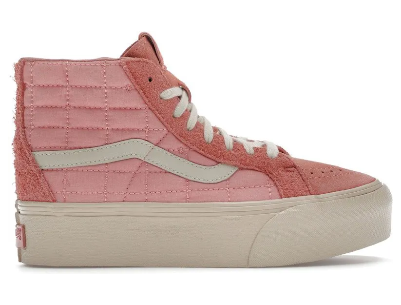 Vans Vault Sk8-Hi Reissue Platform LX Joe Freshgoods Chocolate Valley Resort Coral Pink (VN0007PWZEE1)