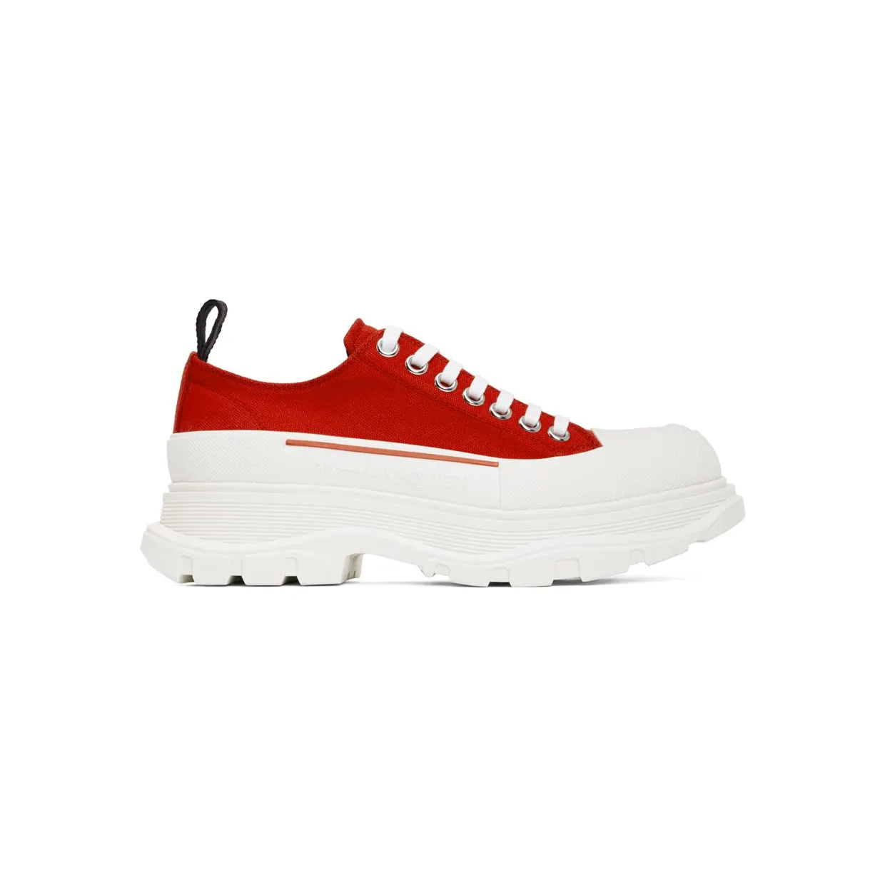 Alexander McQueen Red Tread Slick 6487 LUST RED/WHI/LU (705660W4L51)